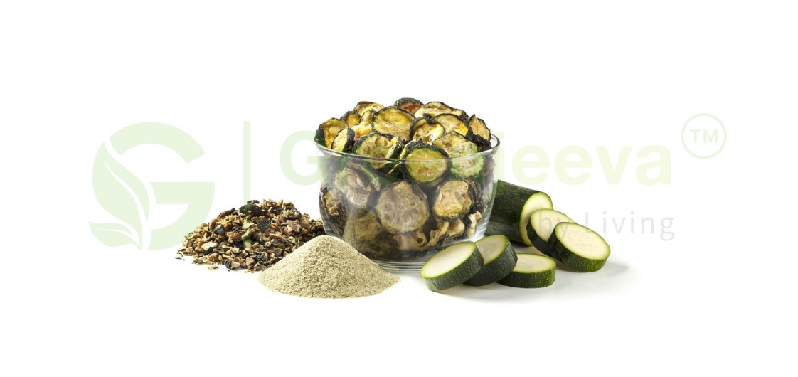 Zucchini Powder in Health Food Products  